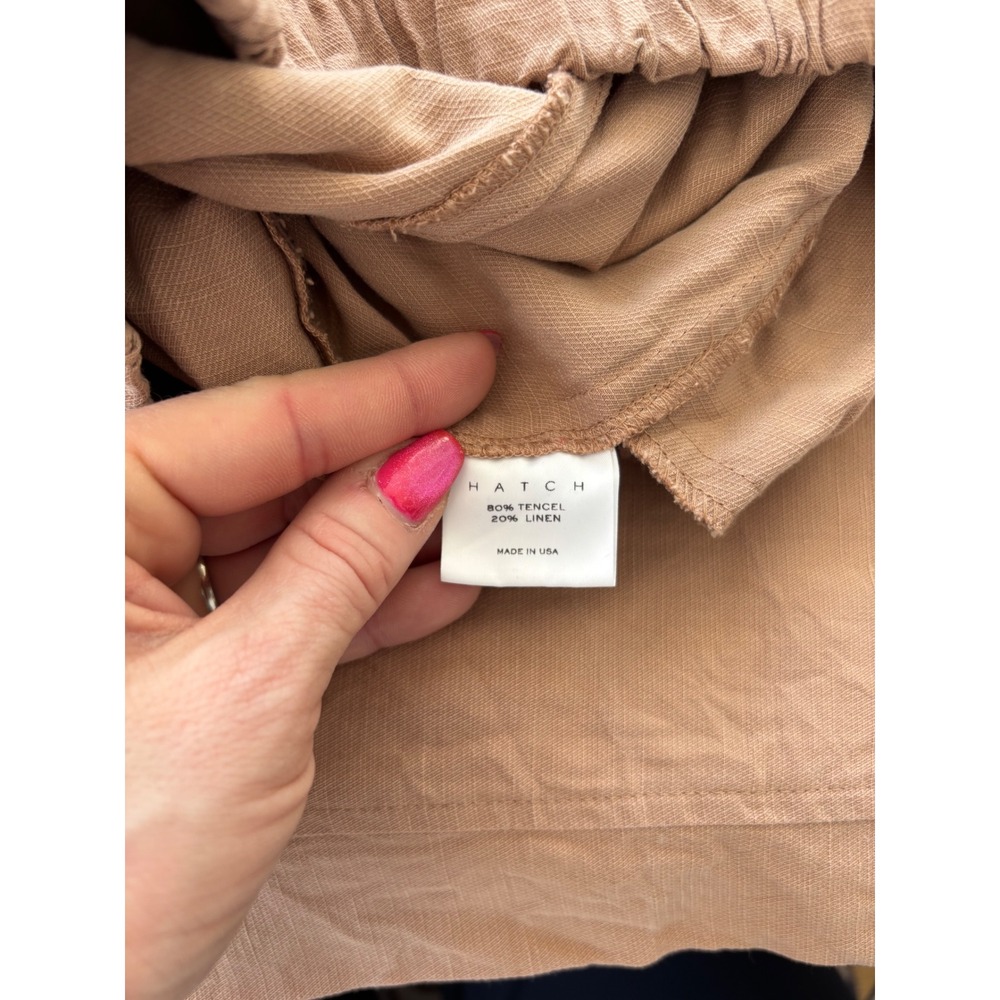 HATCH The Asher Under The‎ Bump Tencel Linen Maternity Pants size 1 minimalist - Picture 7 of 12